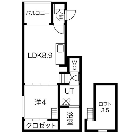 森下駅 徒歩4分 2階の物件間取画像